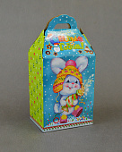 Коробка новогодняя мгк Зайчик года 1.2кг/Е/120