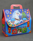 Коробка новогодняя картон Портфельчик детский 2026 1,5кг/А/150