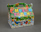 Коробка новогодняя мгк Кормушка Песни зимы 1,6кг/ТП/50