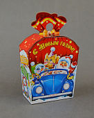 Коробка новогодняя мгк Мешок с подарками 1,2кг/П/50