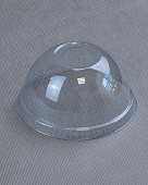 101 Крышка одноразовая Шейк ПЭТ купольная С ОТВЕРСТИЕМ (50/1000шт)